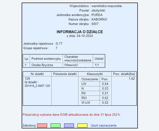 Działka inna na sprzedaż Kaborno  18 200m2 Foto 3