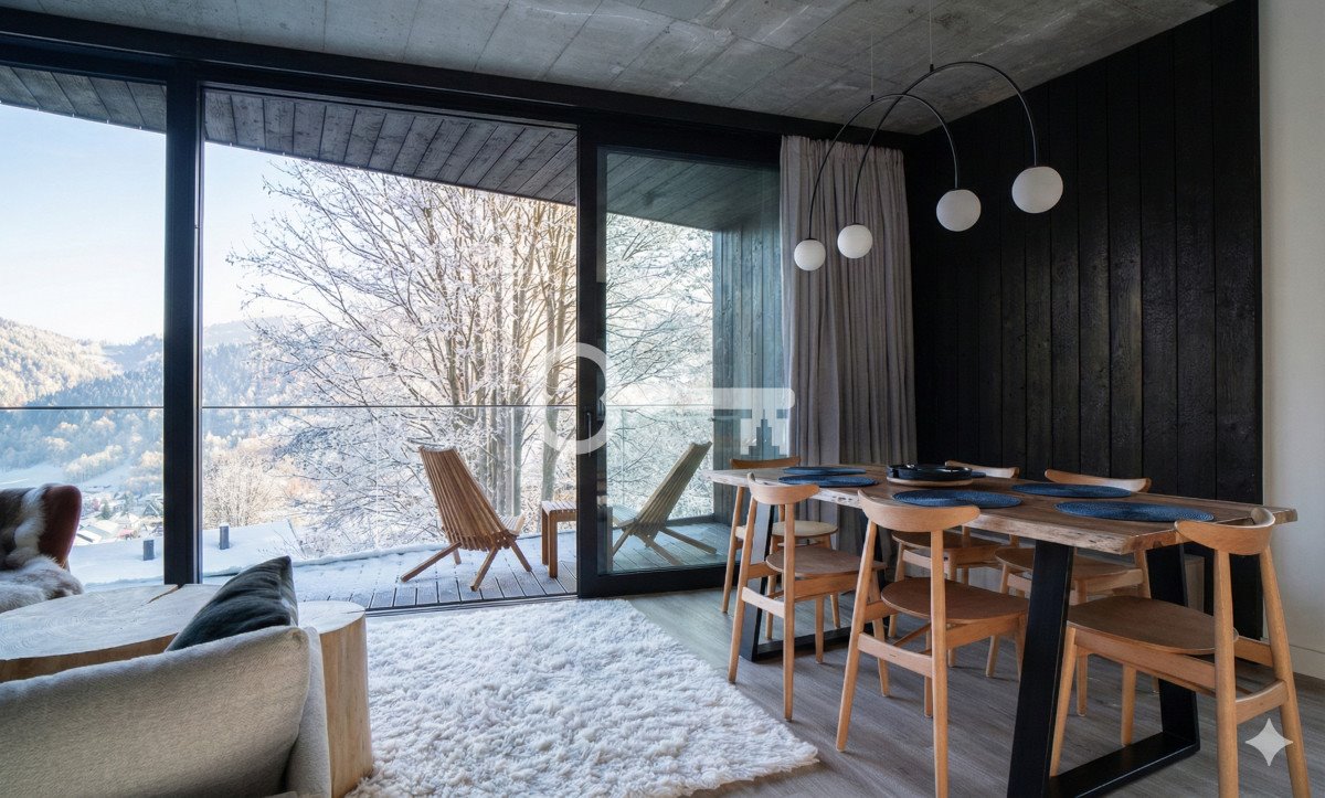 Panoramiczny apartament 3 pok. z sauną i widokiem na Skrzyczne Szczyrk, Turystyczna  73m2 Foto 1