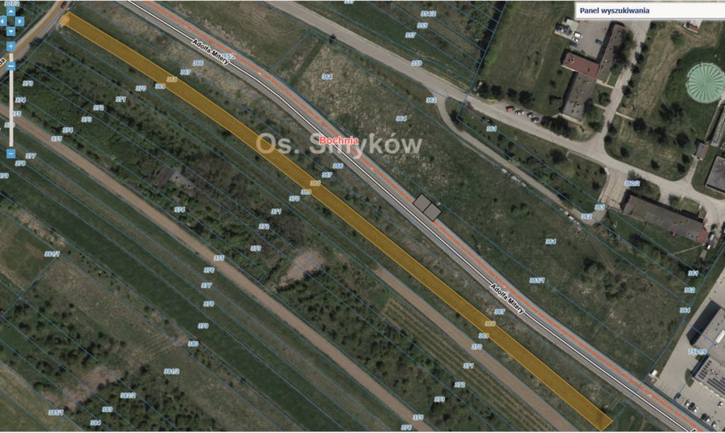 Działka przemysłowa 2959 m² w Bochni, media przy granicy Bochnia, Wygoda  2 959m2 Foto 1