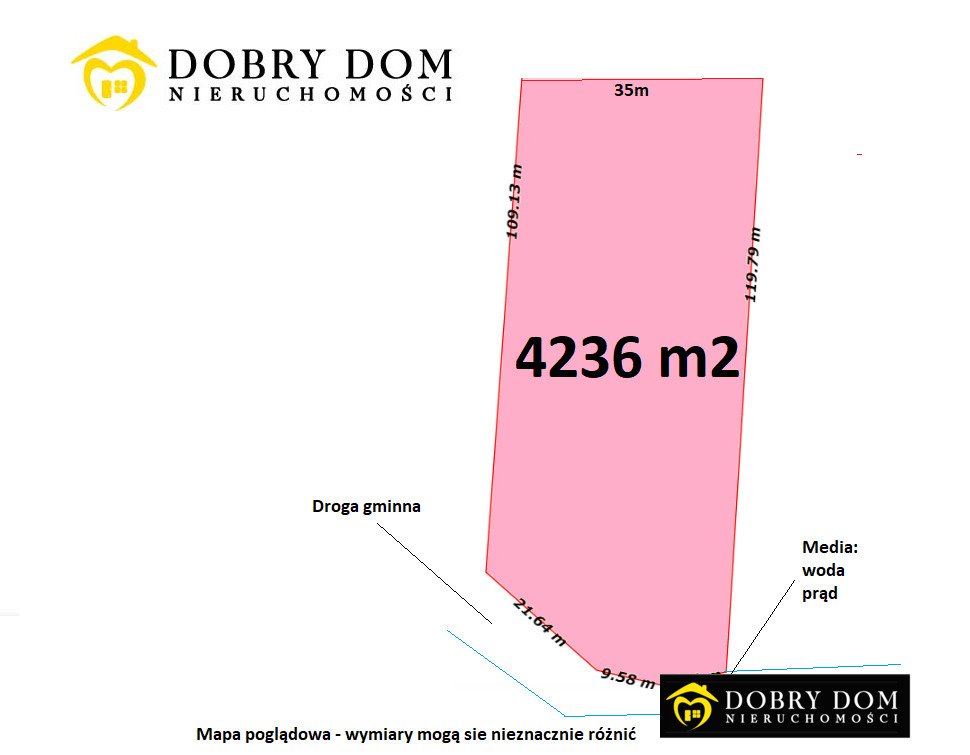 Działka 4236 m² pod zabudowę wielorodzinną w Pieczurkach Białystok, Pieczurki  4 236m2 Foto 1