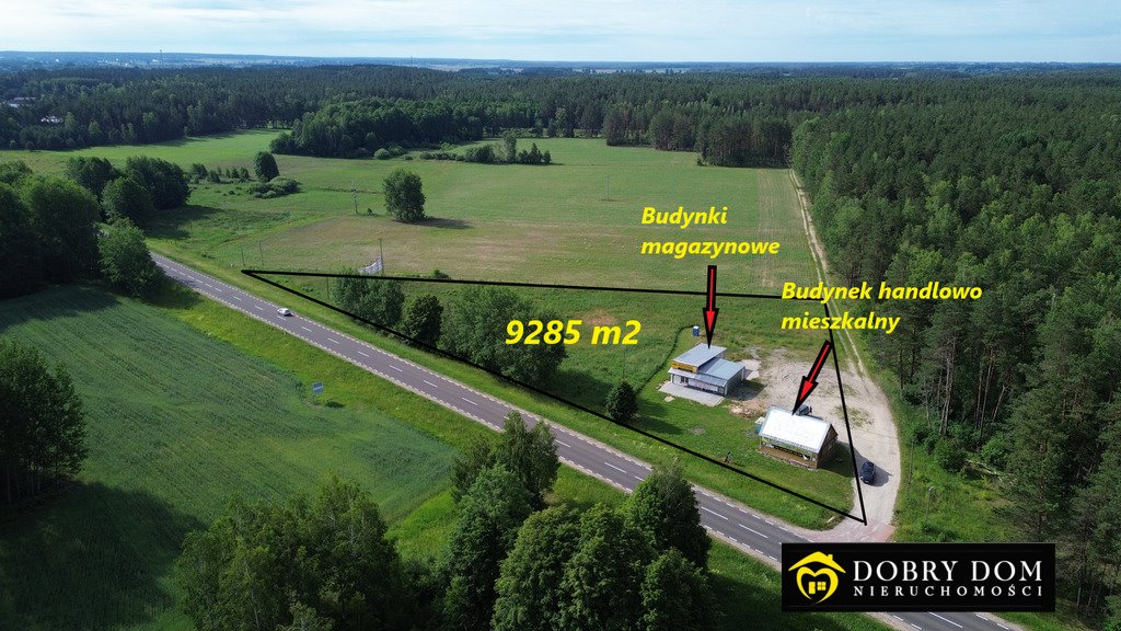 Duża działka 9285 m² z budynkami i potencjałem polecam Waliły-Stacja  80m2 Foto 1