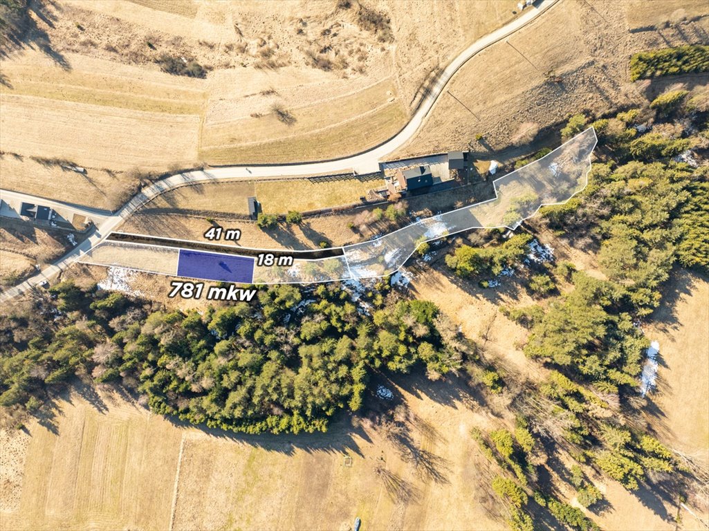 Polecam działkę 781 m² pod dom lub inwestycję w Szlembarku Szlembark, Nad Zaporą  781m2 Foto 1