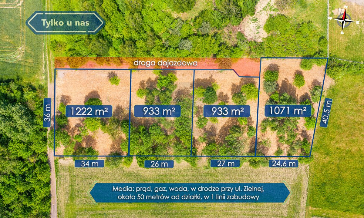 Działka budowlana na sprzedaż Częstochowa, Północ  1 222m2 Foto 10