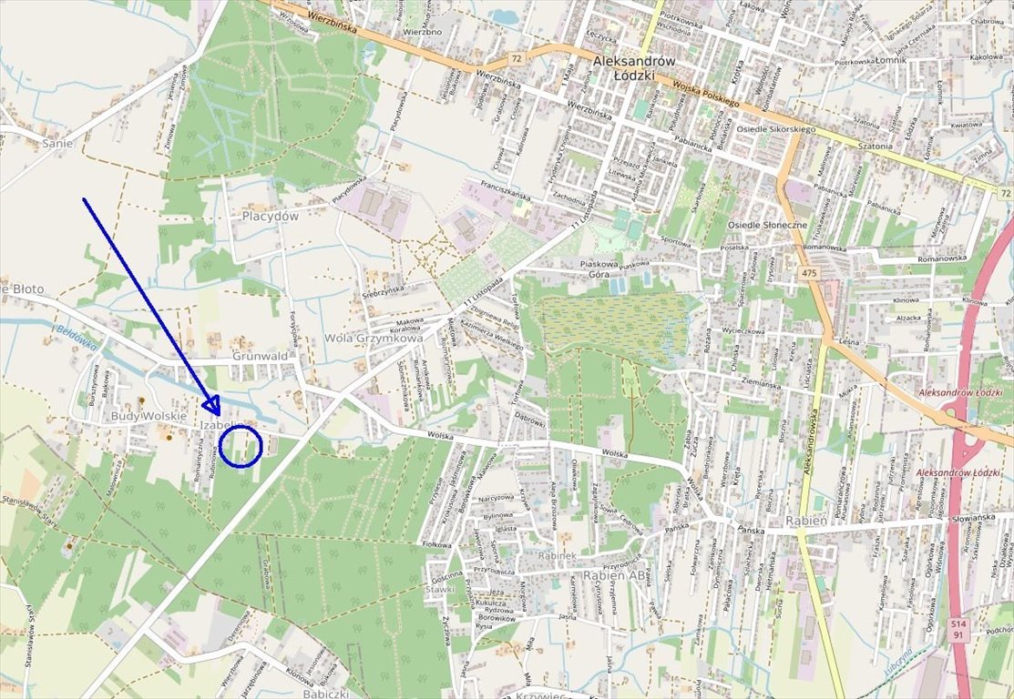 Działka budowlana 1072 m2 z mediami, las i nowe domy Budy Wolskie, Izabelin  1 072m2 Foto 1