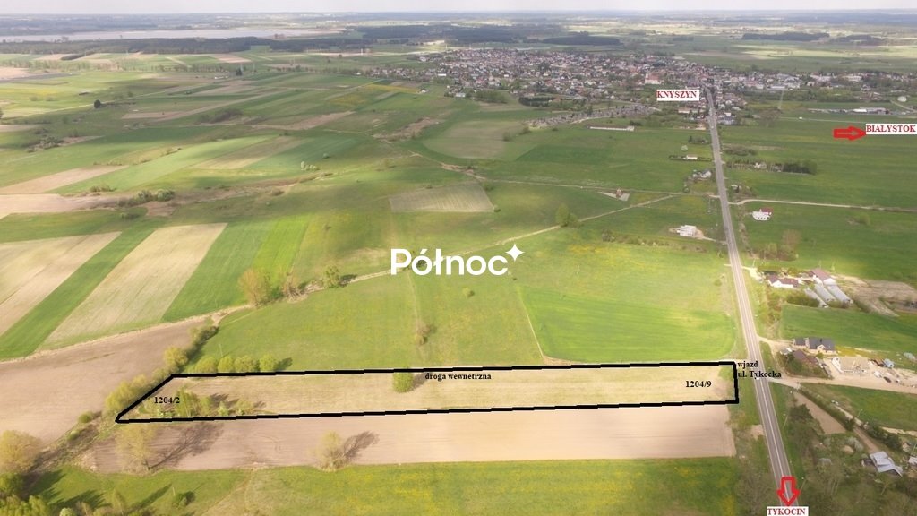 Działki pod zabudowę w Knyszynie od 70 tys. zł polecam Knyszyn  1 401m2 Foto 1