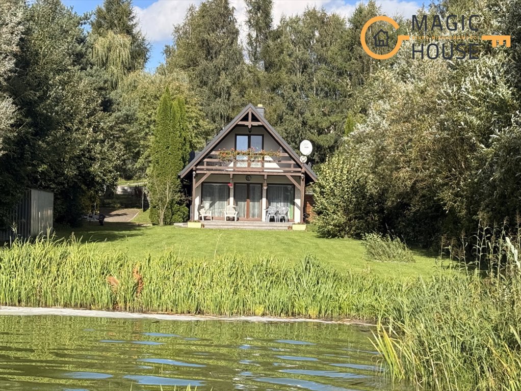Sprzedam dom nad Jeziorem Tuchom z własną plażą i pomostem Tuchom, Widokowa  98m2 Foto 1