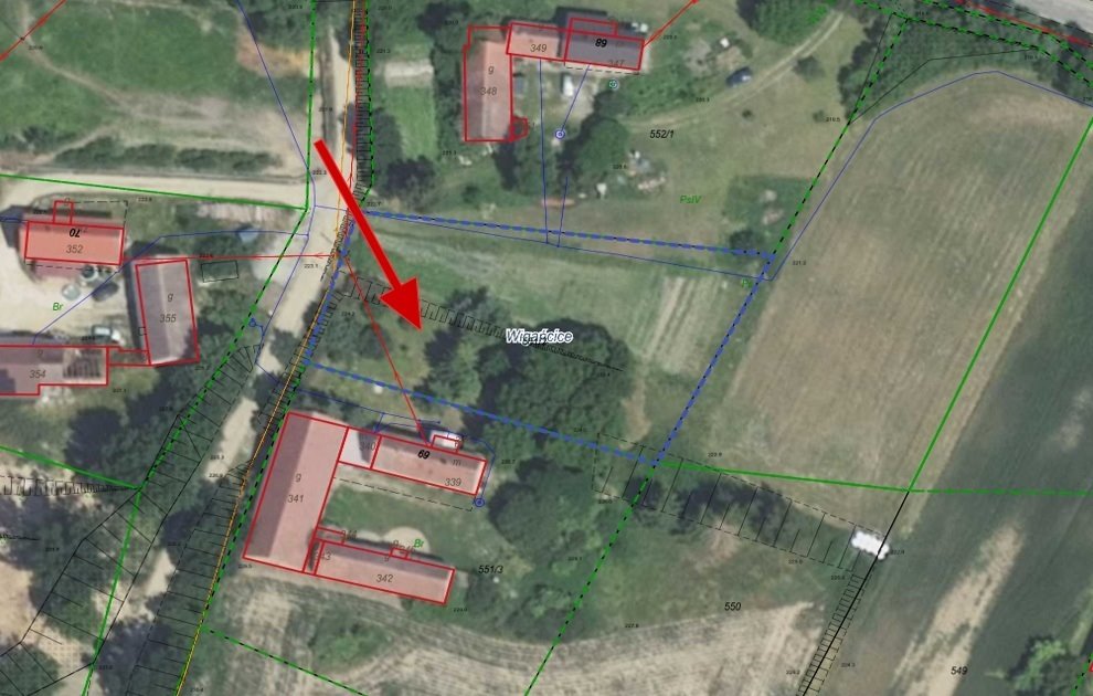 Sprzedam działkę 2216 m² w Wigańcicach z potencjałem rozbudowy Wigańcice  2 216m2 Foto 1