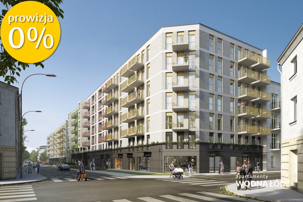 Mieszkanie dwupokojowe na sprzedaż Łódź, Wodna  42m2 Foto 1