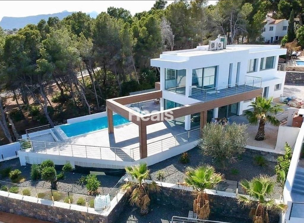 Nowoczesna willa z widokiem na morze, basen i ogród Hiszpania, Costa Blanca, Costa Blanca  577m2 Foto 1