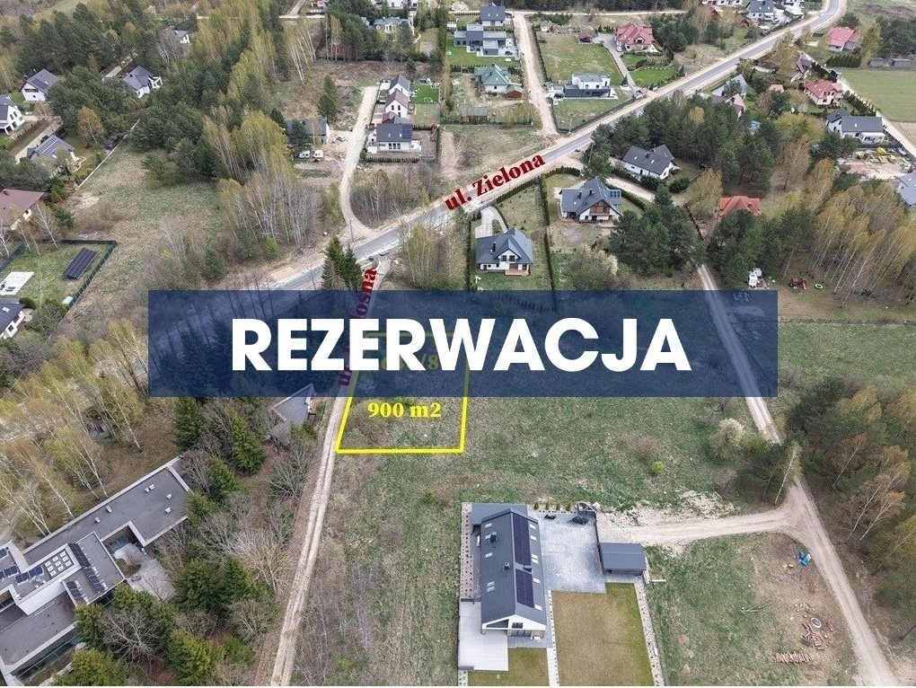 Działka 900 m² pod dom (Ciasne, ul. Radosna) z mediami Ciasne, Radosna  900m2 Foto 1
