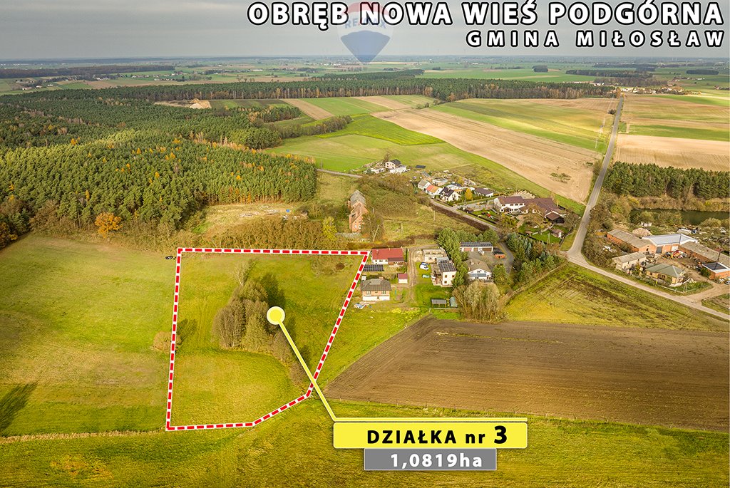 Działka budowlana na sprzedaż Nowa Wieś Podgórna  10 819m2 Foto 3