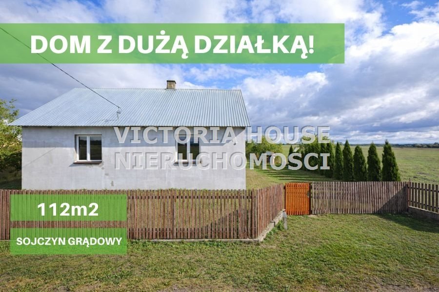 Dom z dużą działką w spokojnej okolicy, 112 m2 Sojczyn Grądowy  150m2 Foto 1