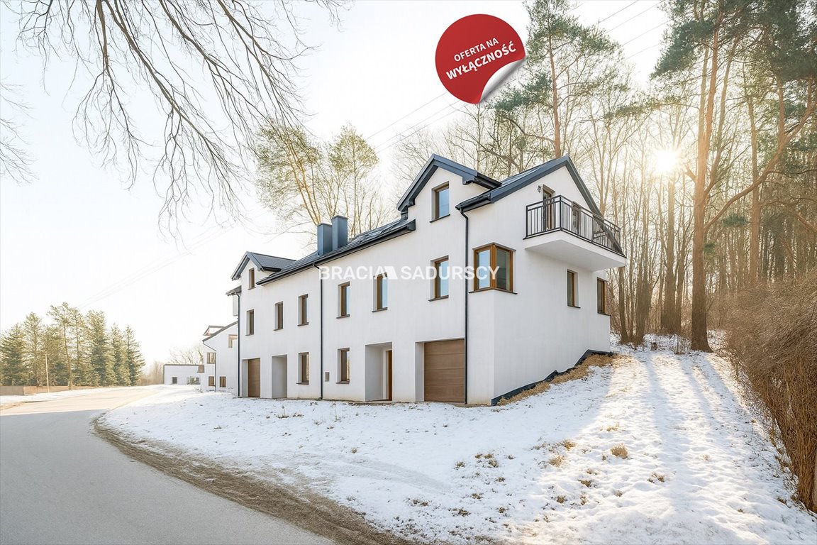 Nowoczesny dom bliźniaczy 220 m² w Tyniec, wysoki standard Kraków, Tyniec, Tyniec, Podgórki Tynieckie  101m2 Foto 1