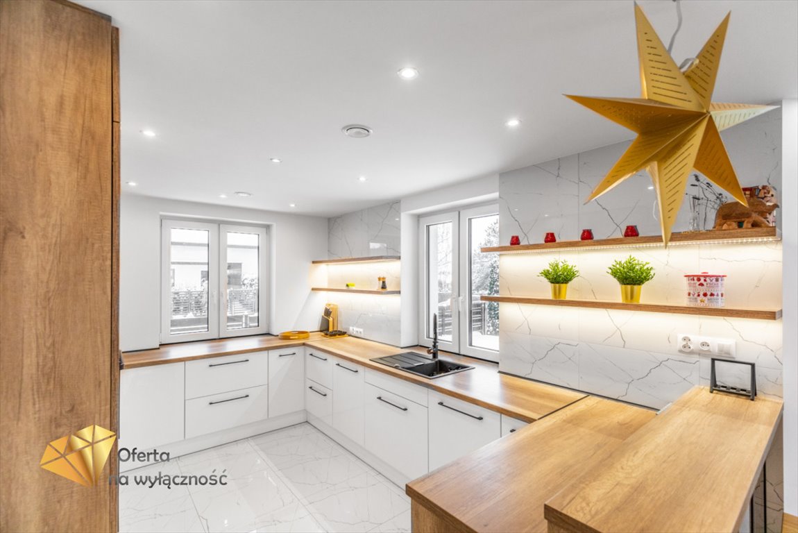 Nowoczesny dom 342 m² z garażem, ogród i panele fotowoltaiczne Prawiedniki, Kolonia Prawiedniki  342m2 Foto 1