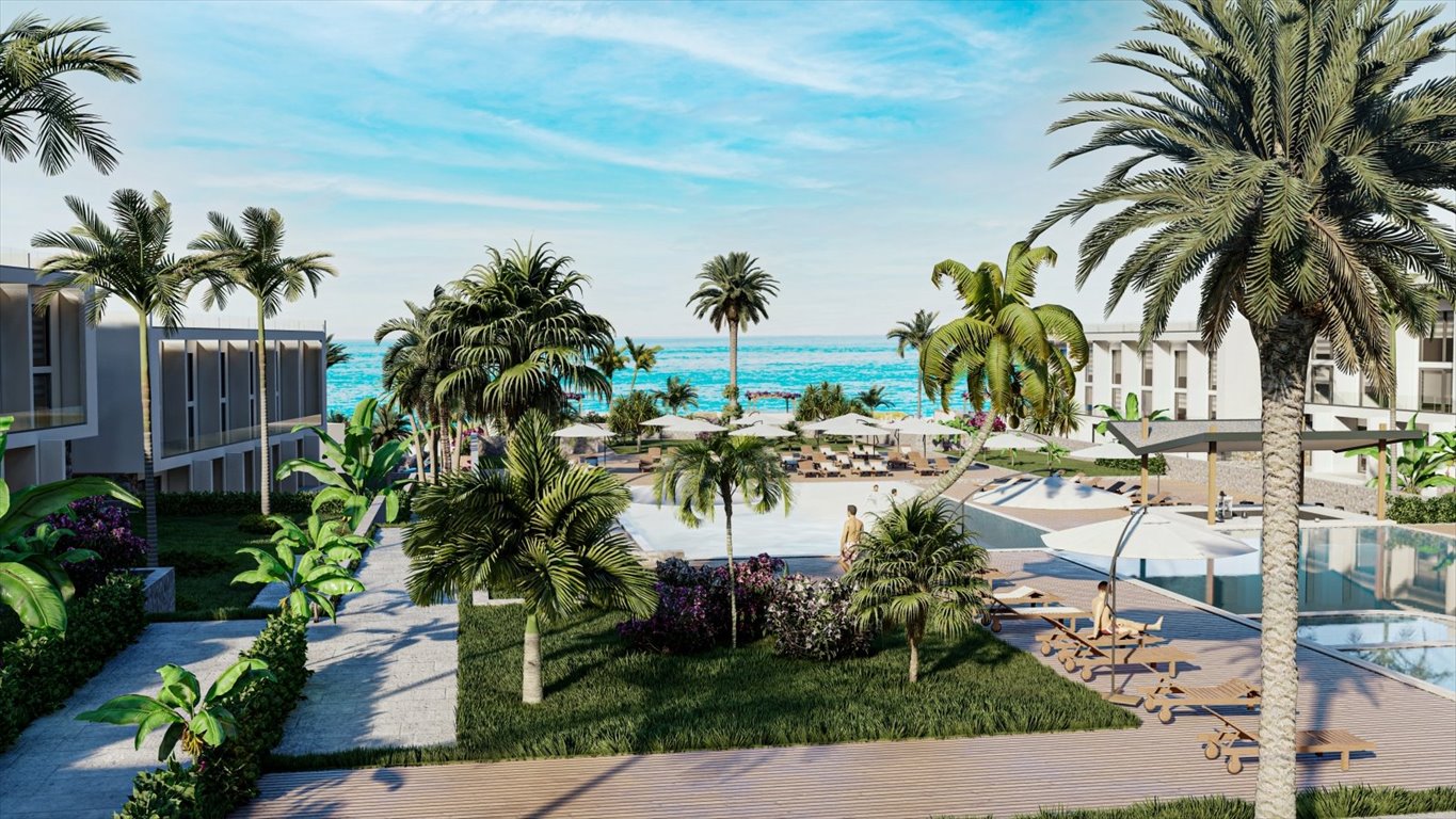 Widok na morze! Apartamenty 1+1 z basenem w Tatlısu Cypr, Tatlısu, Tatlısu, Gazimağusa, Cypr Północny  93m2 Foto 1