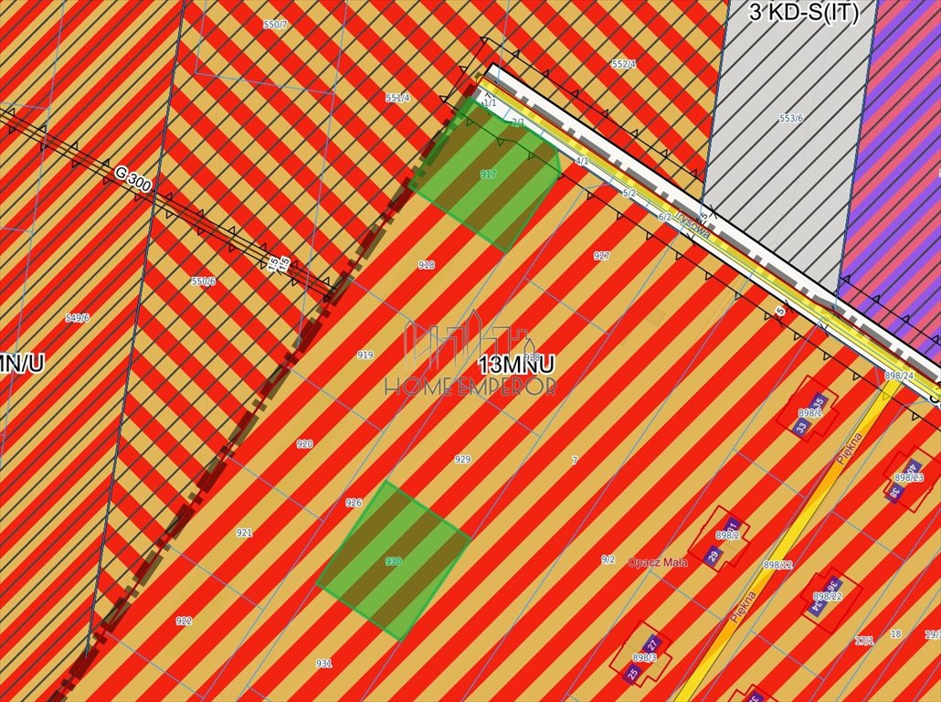 Działka budowlana na sprzedaż Opacz Mała, Irysowa  1 000m2 Foto 1