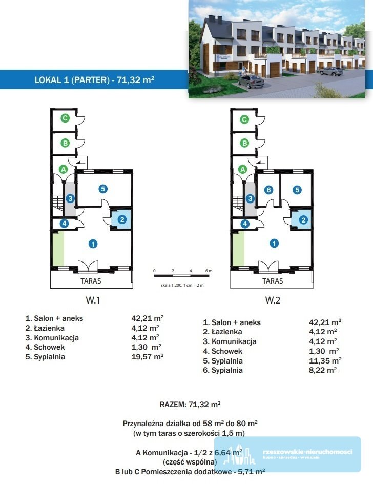 Mieszkanie trzypokojowe na sprzedaż Tyczyn  71m2 Foto 14