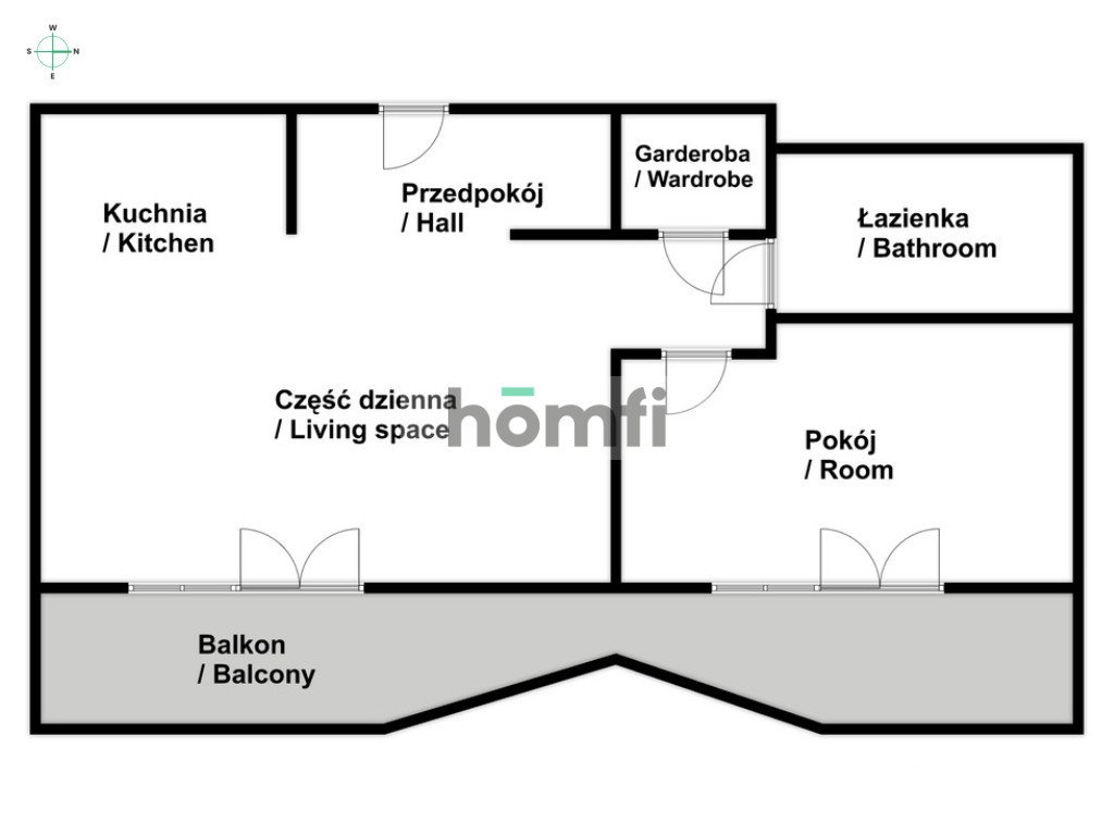 Mieszkanie dwupokojowe na sprzedaż Kraków, Bronowice, Bronowice, Naukowców  51m2 Foto 8