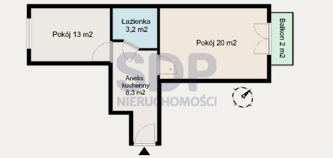 Mieszkanie dwupokojowe na sprzedaż Warszawa, Wola Młynów, Edwarda Gibalskiego  45m2 Foto 8