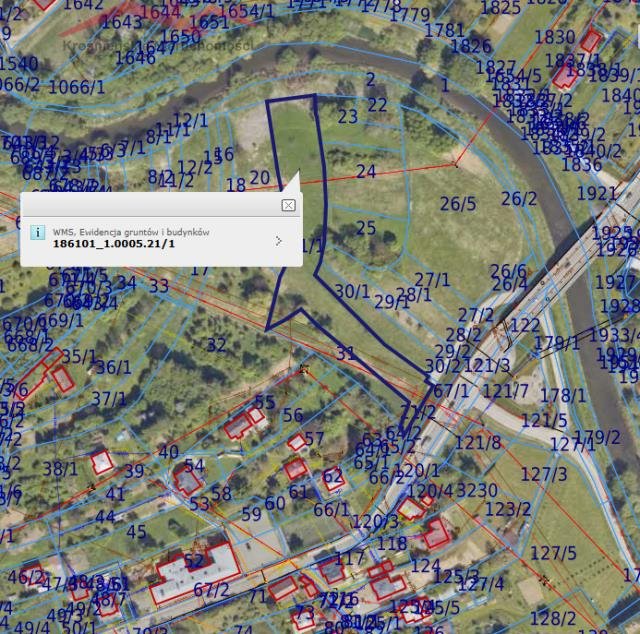 Działka 46 ar w Krosnie – idealna pod rekreację i inwestycję Krosno, Śródmieście  4 612m2 Foto 1