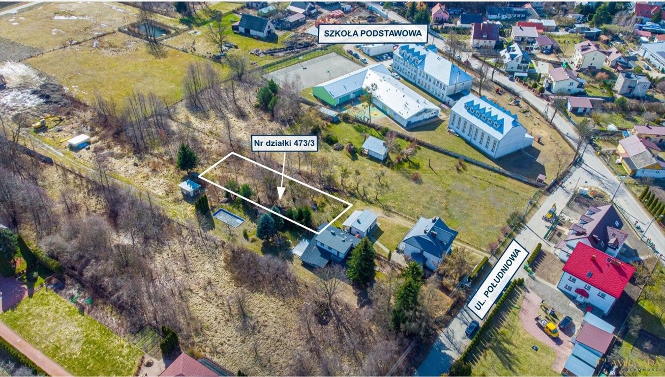 Na sprzedaż działka z warunkami zabudowy 848 m² w Księżynie Księżyno, Południowa  848m2 Foto 1