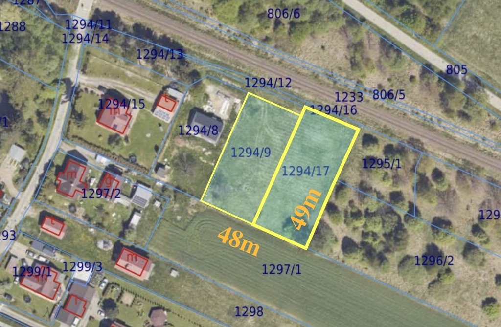 Działka budowlana 2454 m² w Krosnie – idealna pod inwestycję Krosno, Turaszówka, Klonowa  2 454m2 Foto 1