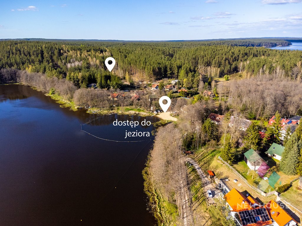 Zapraszam do zakupu działki 1100 m² z widokiem na jezioro i las Łajs  1 100m2 Foto 1