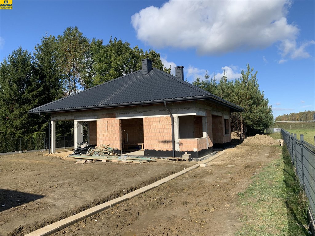 Nowoczesny dom 104 m2 z garażem, stan surowy lub deweloperski Łąka  104m2 Foto 1