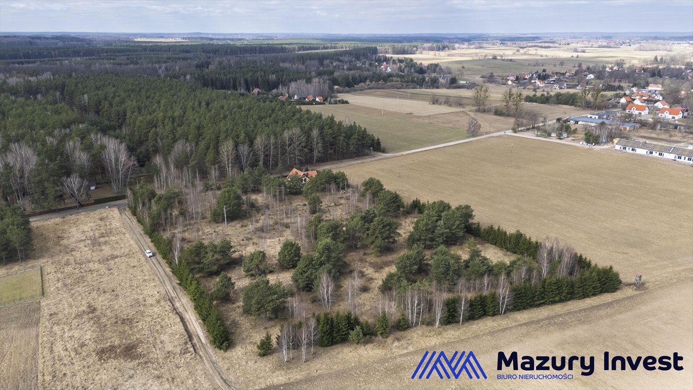 Działki rekreacyjne w sercu Mazur z mediami i lasem Orzyny  1 100m2 Foto 1