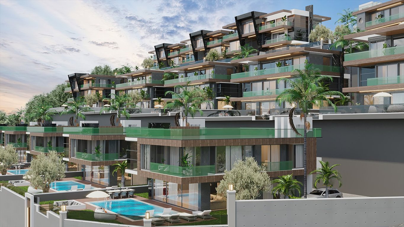 Ekskluzywne domy z widokiem na morze i inteligentnym systemem Turcja, Alanya, Bektaş, Alanya, Antalya  350m2 Foto 1