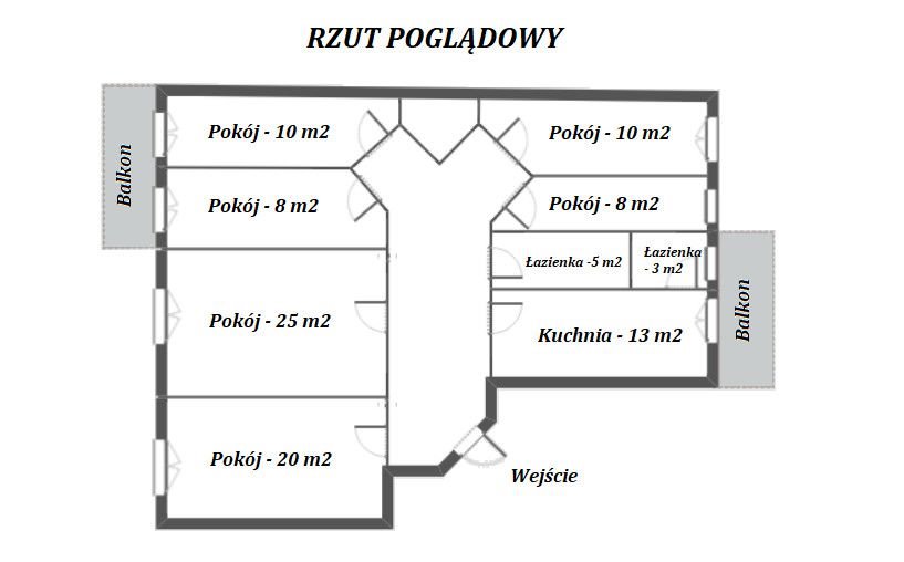 Mieszkanie na sprzedaż Olsztyn, Tadeusza Kościuszki  108m2 Foto 12