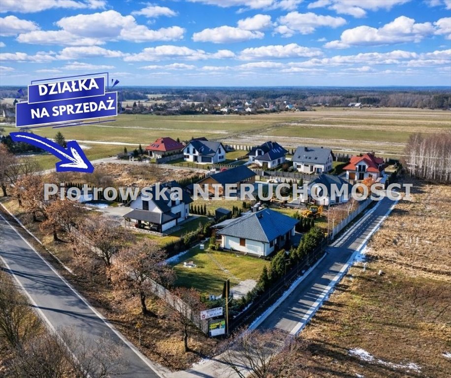 Działka budowlana w Rossoszycy z mediami i blisko natury Warta, Rossoszyca, Rossoszyca  1 376m2 Foto 1