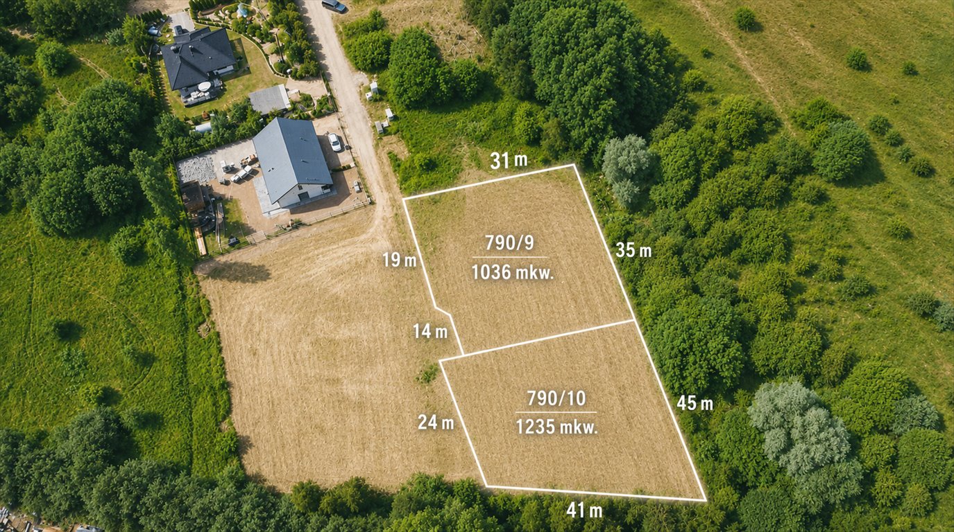 Działki w Sławnie z warunkami zabudowy, dostęp do mediów Sławno, ul. Chełmońskiego  1 235m2 Foto 1