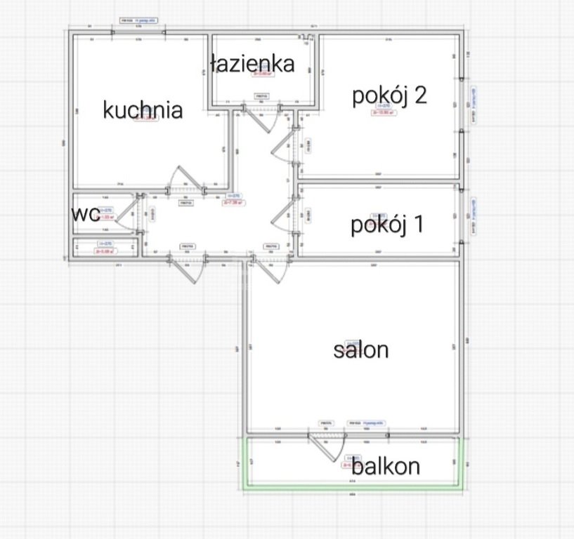 Mieszkanie trzypokojowe na sprzedaż Świdnik, al. Armii Krajowej  58m2 Foto 12