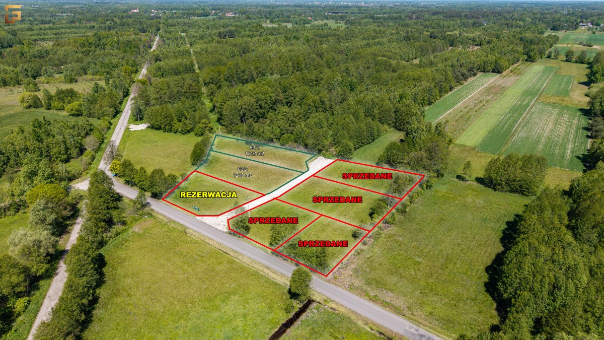 Działki w Franciszkowie z solidną drogą i warunkami zabudowy Franciszków  1 210m2 Foto 1