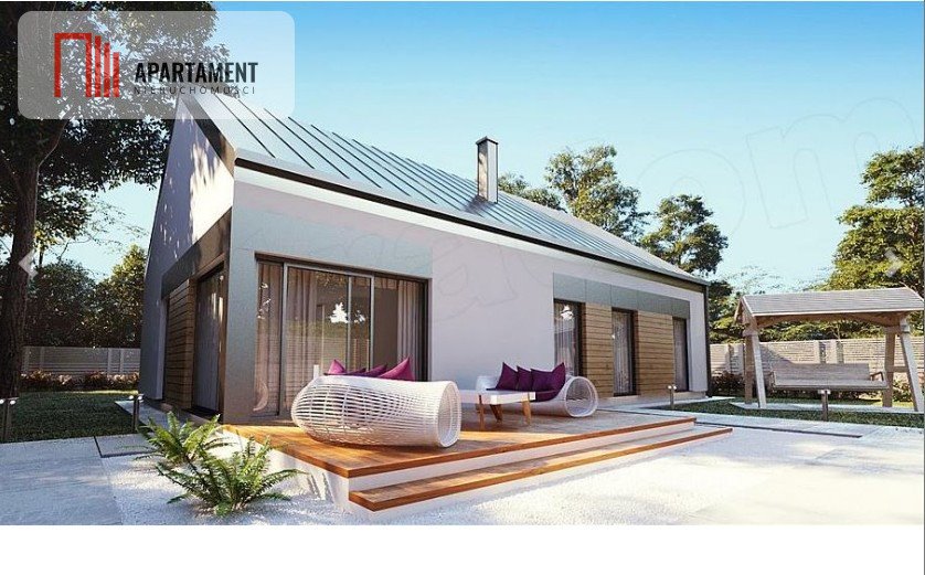 Nowoczesny dom pasywny z garażem na 1295 m², energooszczędny Nowe Smolno  216m2 Foto 1