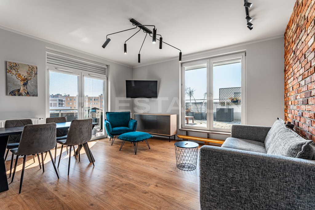 Ekskluzywny apartament z 50 m² tarasem na dachu, gotowy do wprowadzenia Rzeszów, Małopolska  71m2 Foto 1