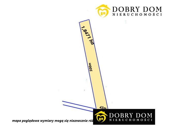 Działka rolna 18 471 m², przygotowana pod uprawę, blisko Siemiatycz Siemiatycze  18 471m2 Foto 1