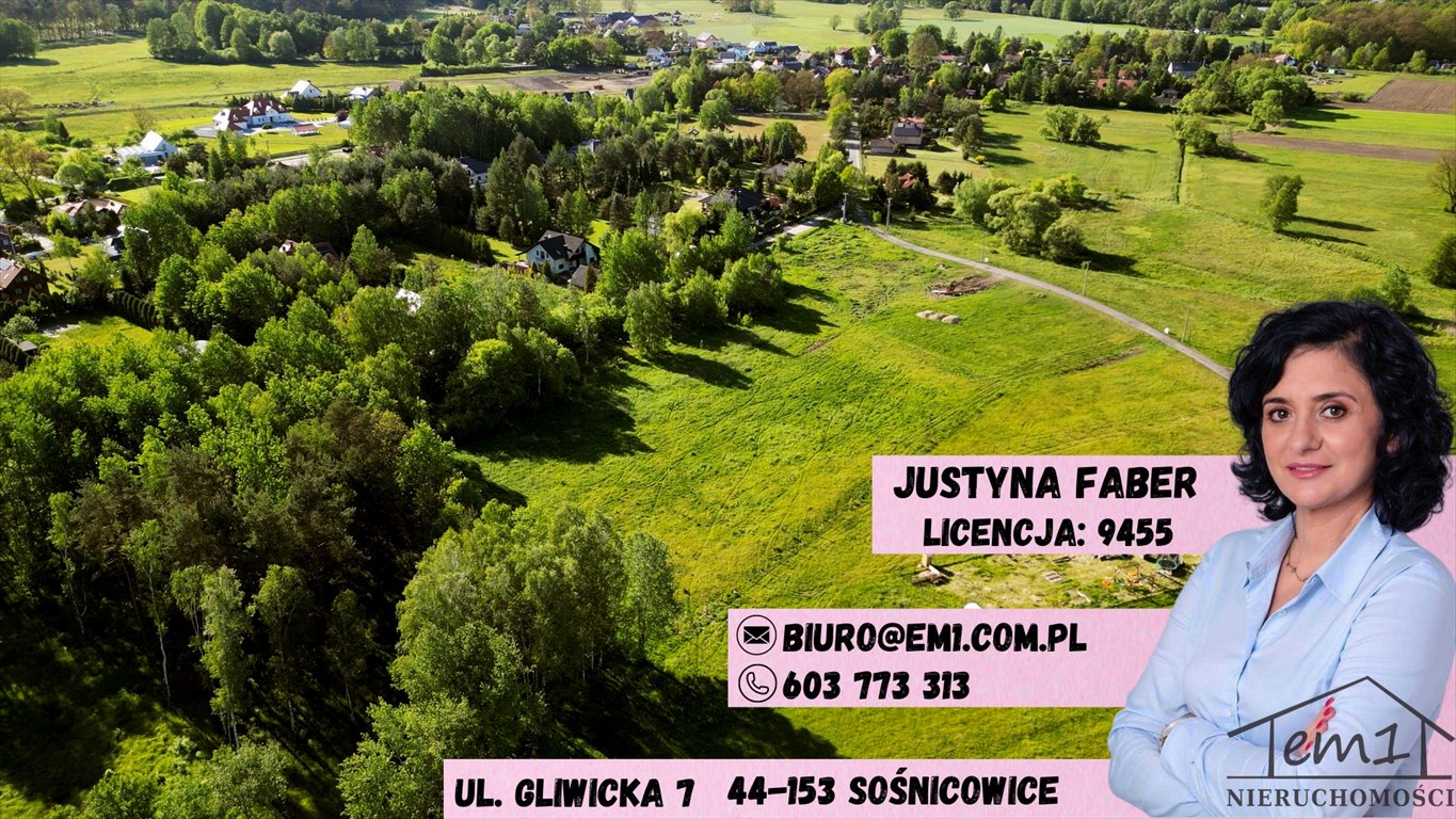 Sprzedam działkę 1409 m² w Tworogu Małym z dostępem do mediów Tworóg Mały, Brzozowa  1 409m2 Foto 1