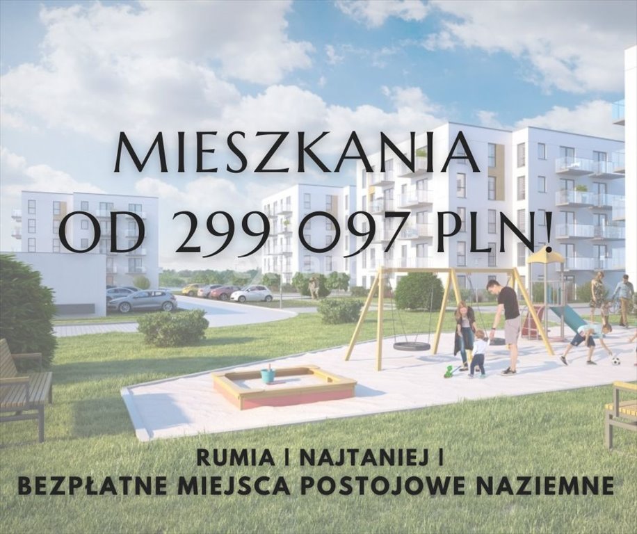 Mieszkanie dwupokojowe na sprzedaż Rumia, Jeziorna  34m2 Foto 1
