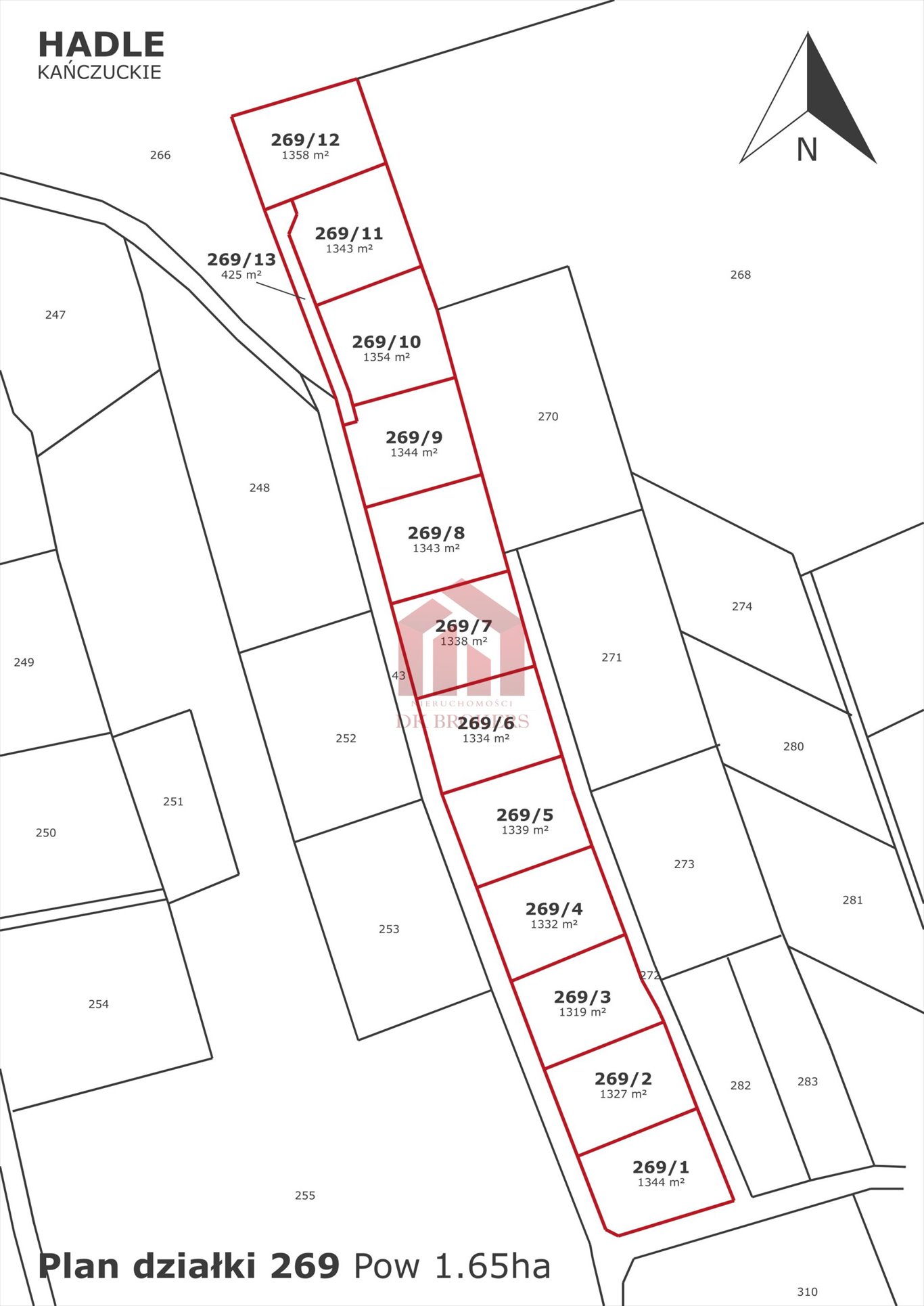 Działka budowlana na sprzedaż Hadle Kańczuckie  1 350m2 Foto 3