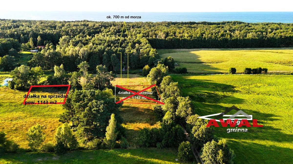 Działka gospodarstwo rolne na sprzedaż Dębki  1 143m2 Foto 1