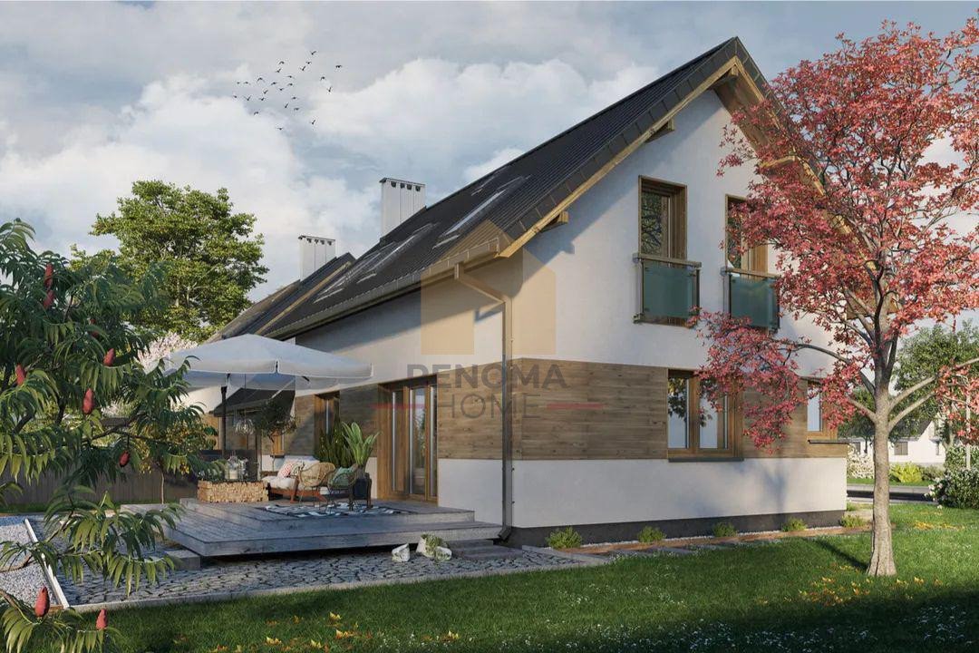 Nowoczesny dom bliźniak z garażem, 5 pokoi, ogrzewanie podłogowe Milikowice  158m2 Foto 1