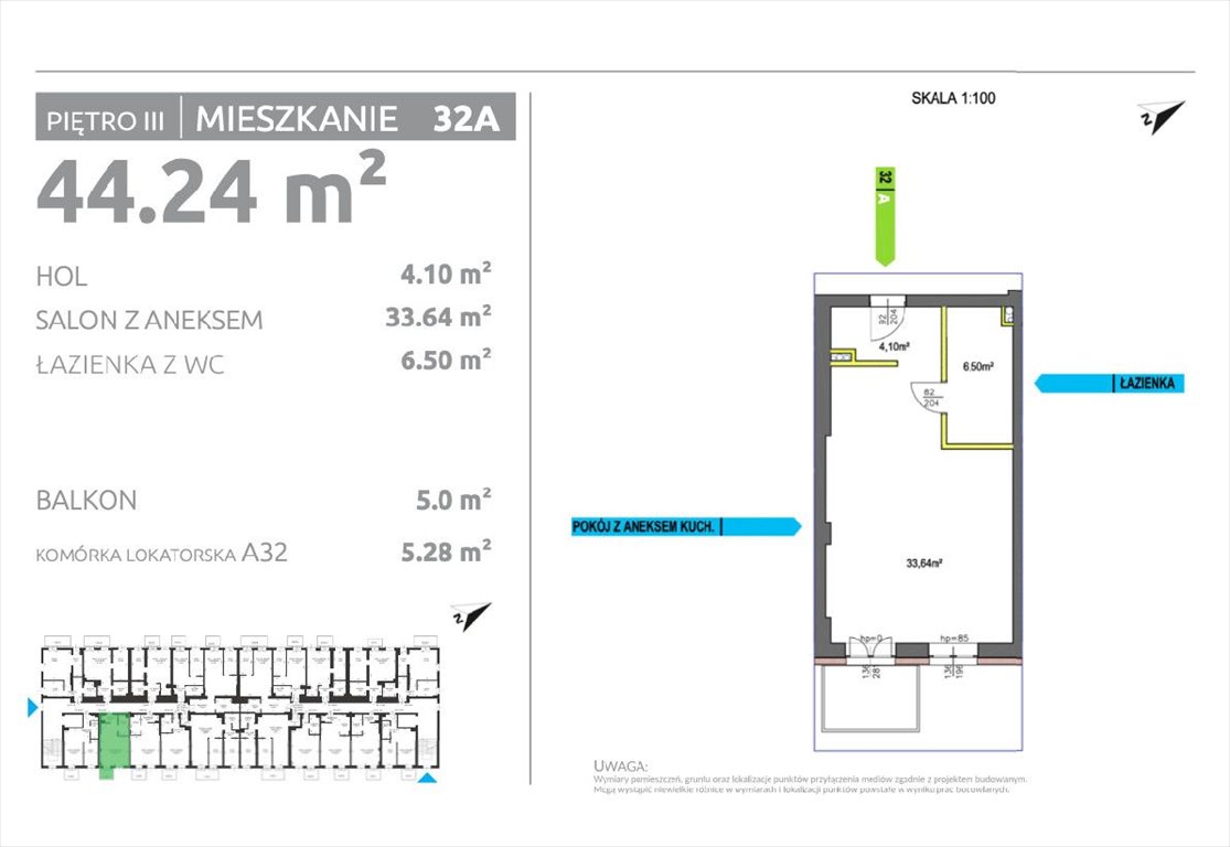 Kawalerka na sprzedaż Tarnowskie Góry, Adama Mickiewicza  44m2 Foto 3