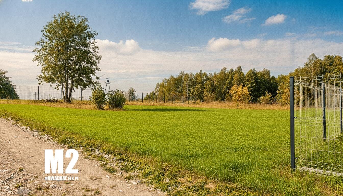 Działka 1000 m² w Rękusach z warunkami zabudowy zapraszam: Ełk Rękusy