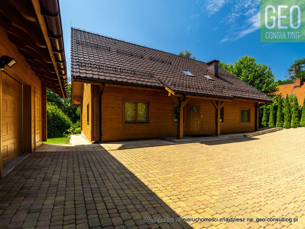 Dom na sprzedaż Bolechowice, Dom z bali z ogrodem i garażem Bolechowice pod Krakowem  274m2 Foto 3