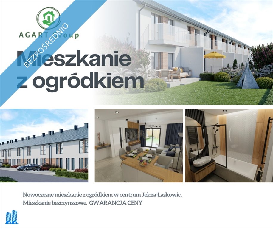 Mieszkanie trzypokojowe na sprzedaż Jelcz-Laskowice, Frezjowa  55m2 Foto 1