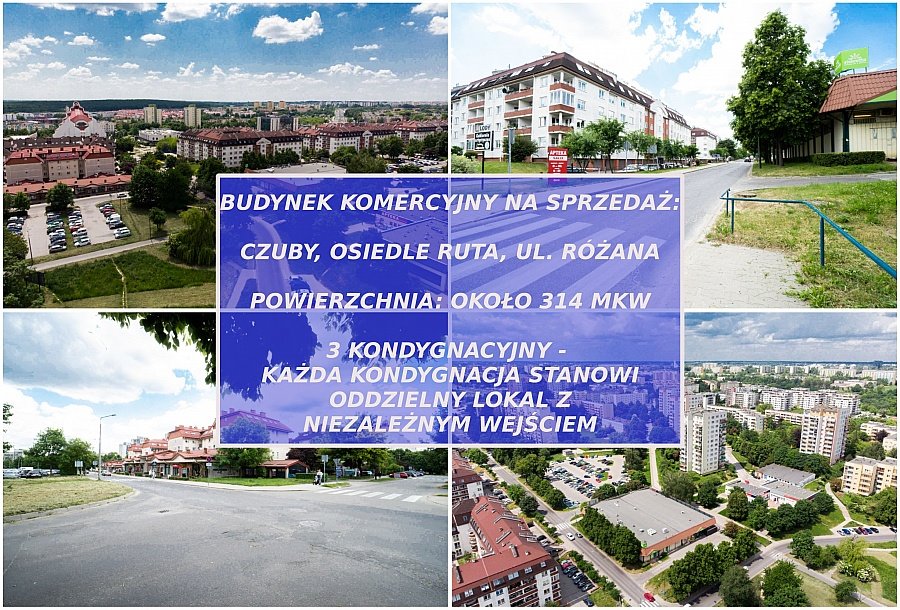 Budynek 3 lokali 314 m2 - Czuby Lublin - inwestycja Lublin, Czuby  314m2 Foto 1