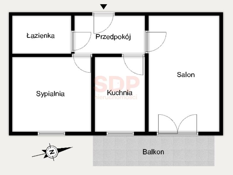 Mieszkanie dwupokojowe na sprzedaż Wrocław, Fabryczna, Stabłowice, Stabłowicka  50m2 Foto 2