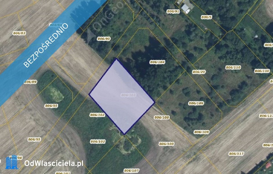 Działka rolna na sprzedaż Gościno, Jarogniew  306m2 Foto 1
